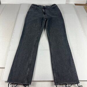 Abercrombie & Fitch Black Cropped Jeans
